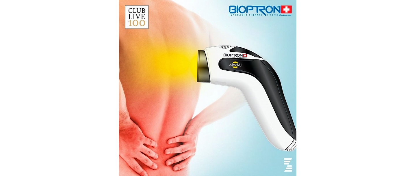Kvantu hipergaisma Bioptron sāpju noņemšanai